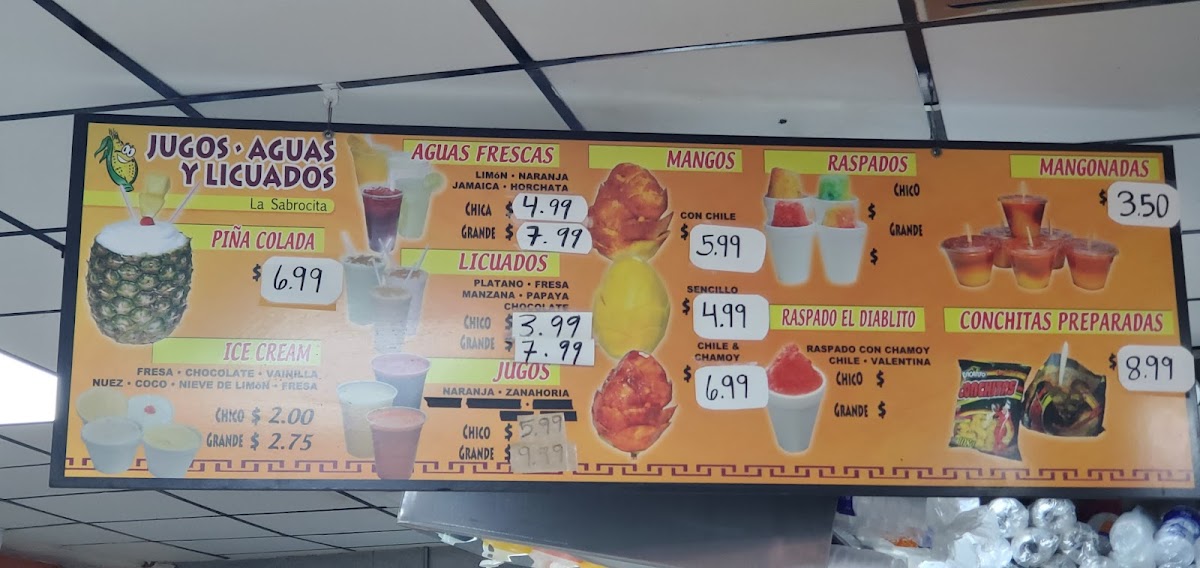 Tortilleria La Sabrocita Menu - Image 6